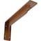 Ekena Millwork Embrey Steel Bracket, Hammered Copper 2"W x 12"D x 5 1/4"H BKTM02X12X05EBHCO - alternate 1